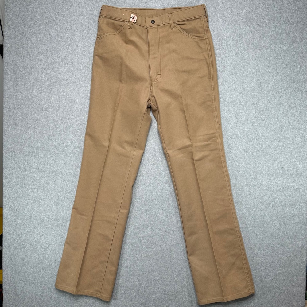 McGregor Khaki‎ Tan Straight Leg Casual Pants Mens Size 33x33 Vintage Retro